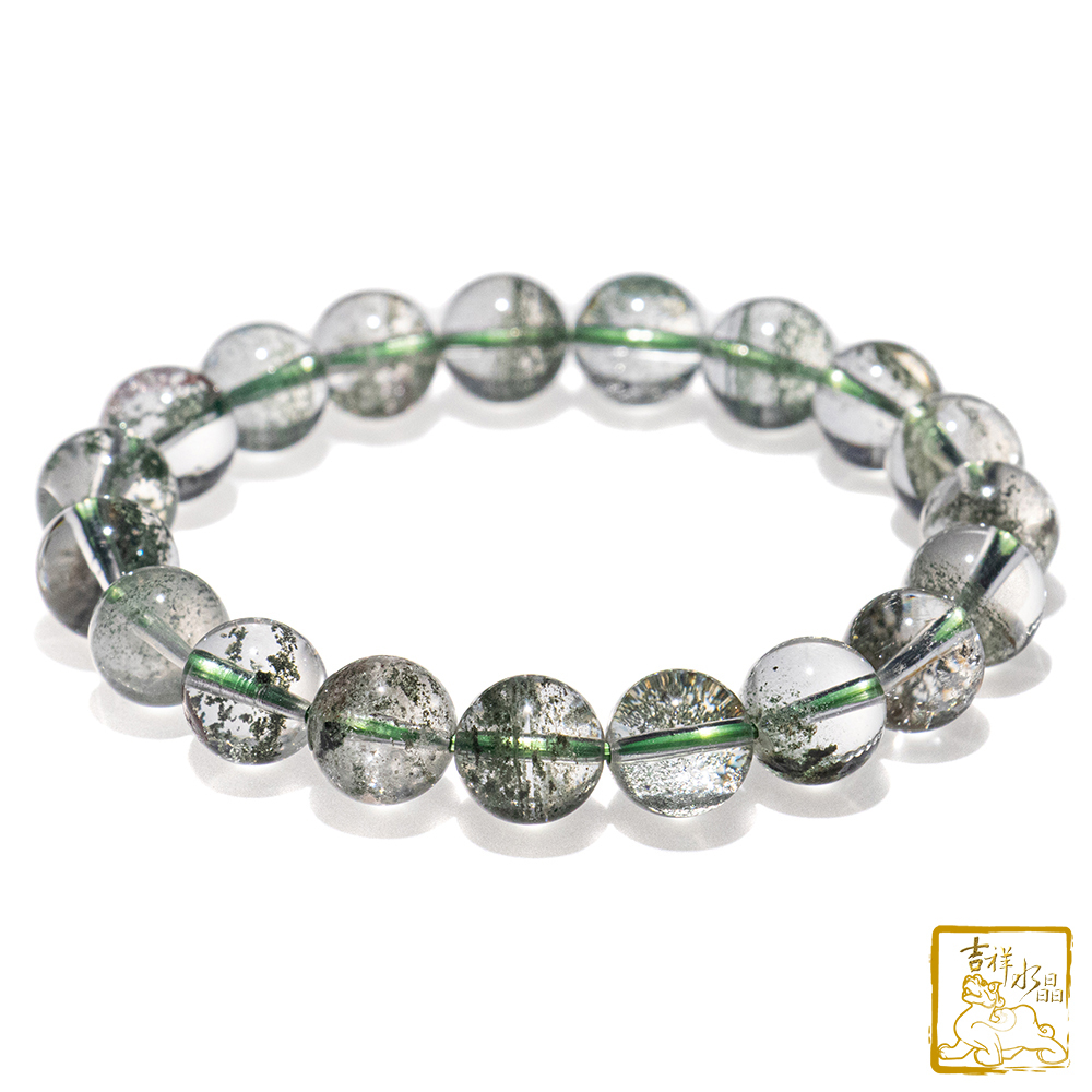 綠幽靈手珠 9.8mm 身心健康
