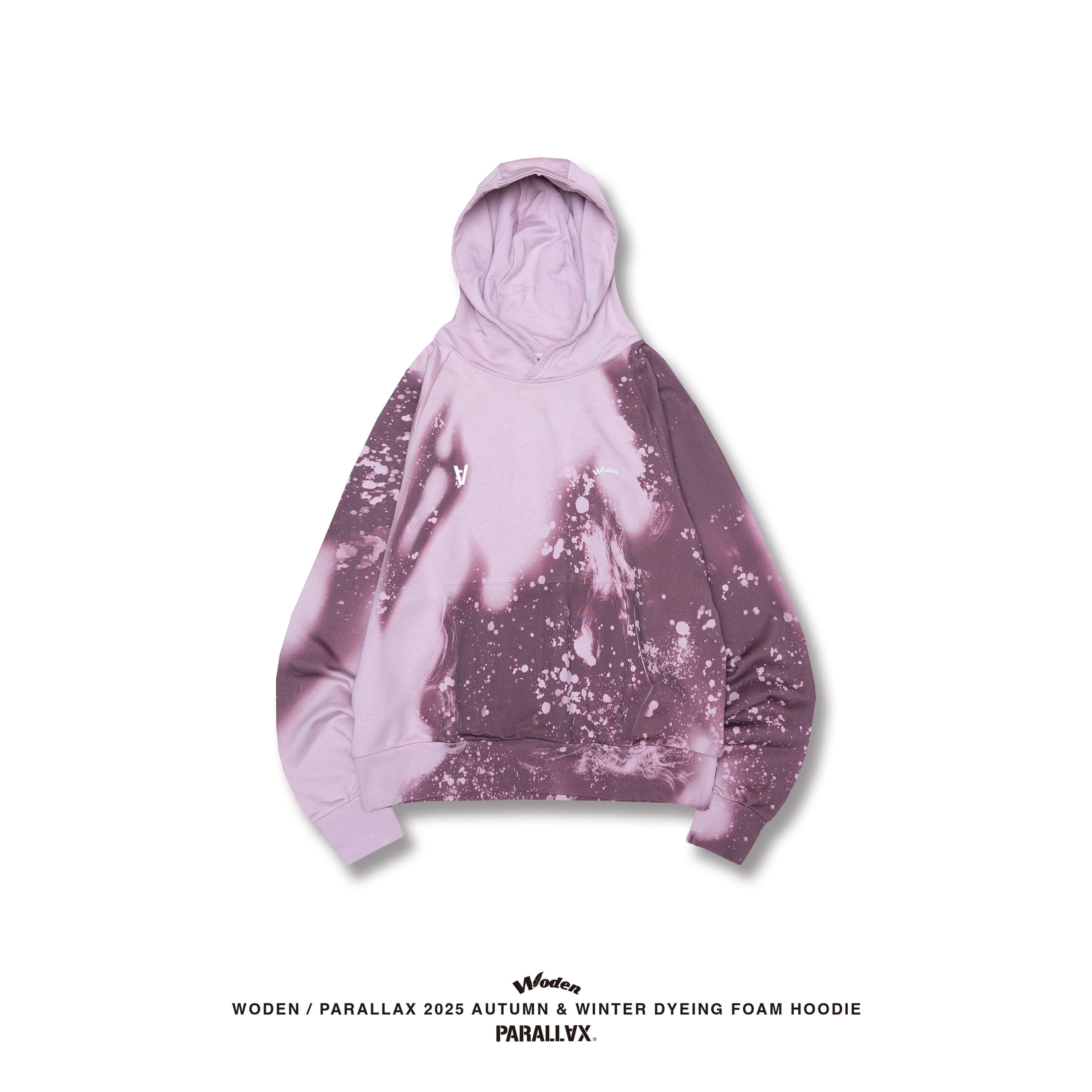 【車庫服飾】PARALLAX / WODEN 25 F/W “Dyeing Foam” Hoodie