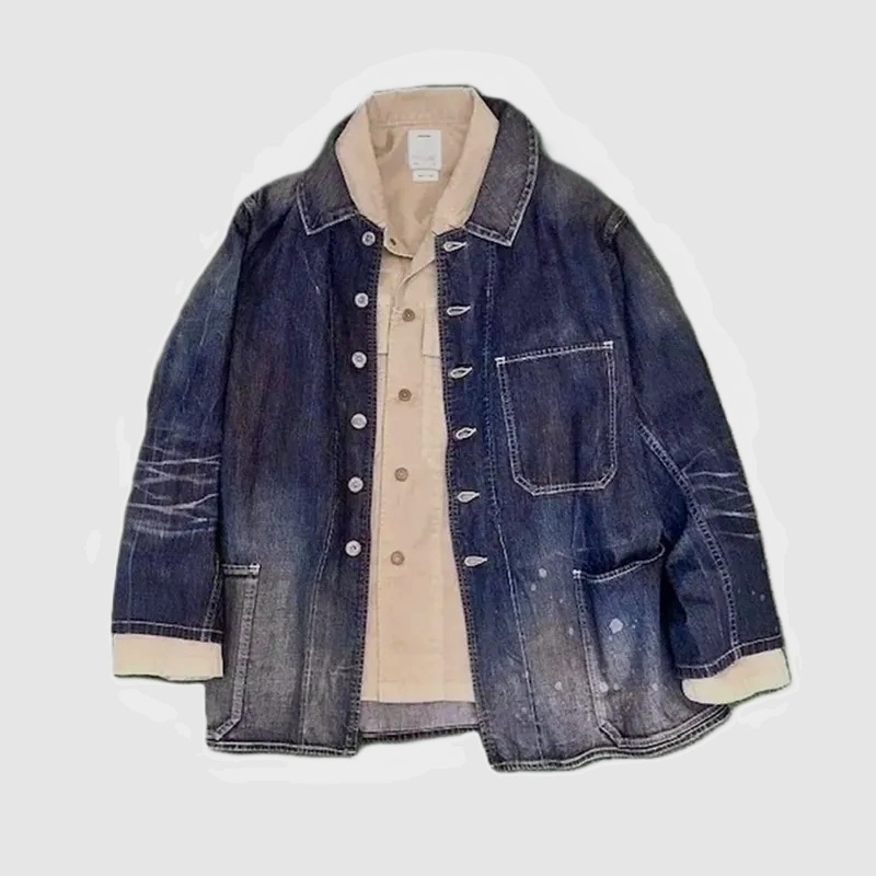 VISVIM SOCIAL SCULPTURE BUCKY COVERALL DRY DENIM - SIZE 3 PRE ORDER ITEM (預訂中)