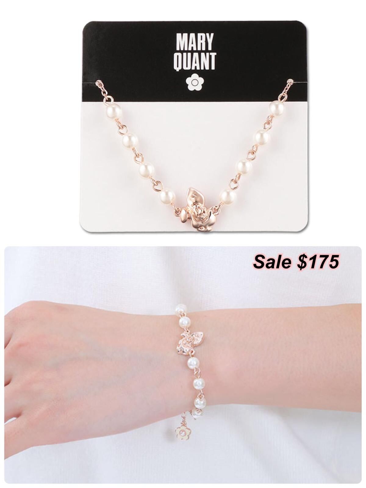 260223 Mary Quant x Alice In Wonderland 珍珠手鏈