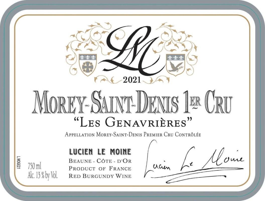 Lucien Le Moine Morey Saint Denis 1er Cru Genavrieres 2021