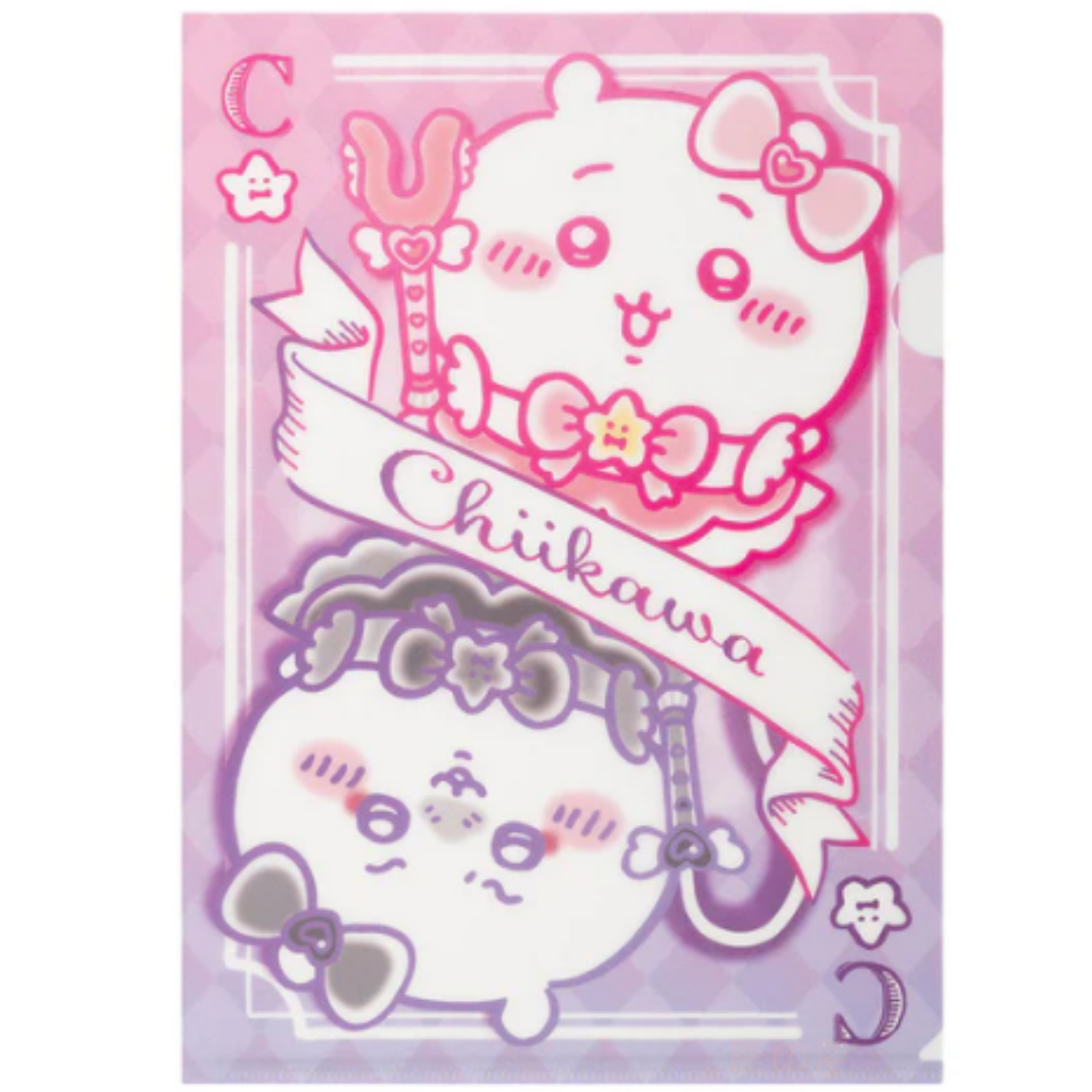 日本Chiikawa 魔法少女系列撲克牌款 吉伊卡哇款 A4 file 日本製