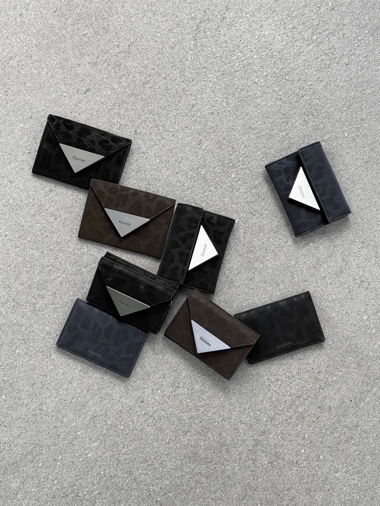 #預購 🇰🇷韓國 FENNEC 豹紋霧面 卡夾 錢包