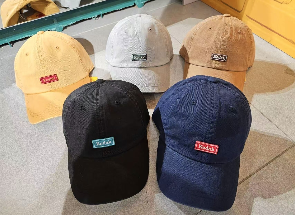 【春季新品限時開團🔥 3/2 晚上12:00準時收單～】Kodak 柯達 布標logo水洗 老帽 K6143LCP22