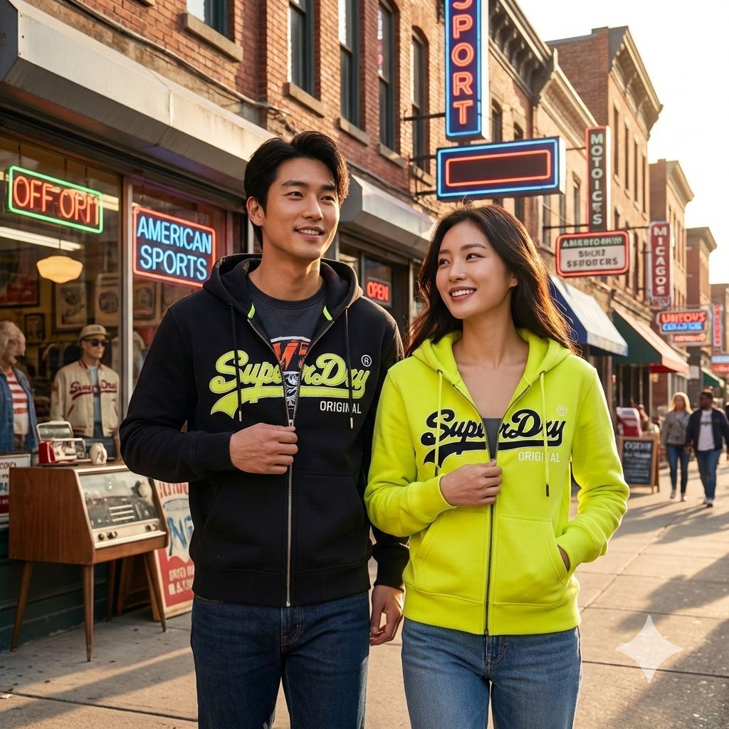 【直播】SUPERDRY LX022327 衛衣外套