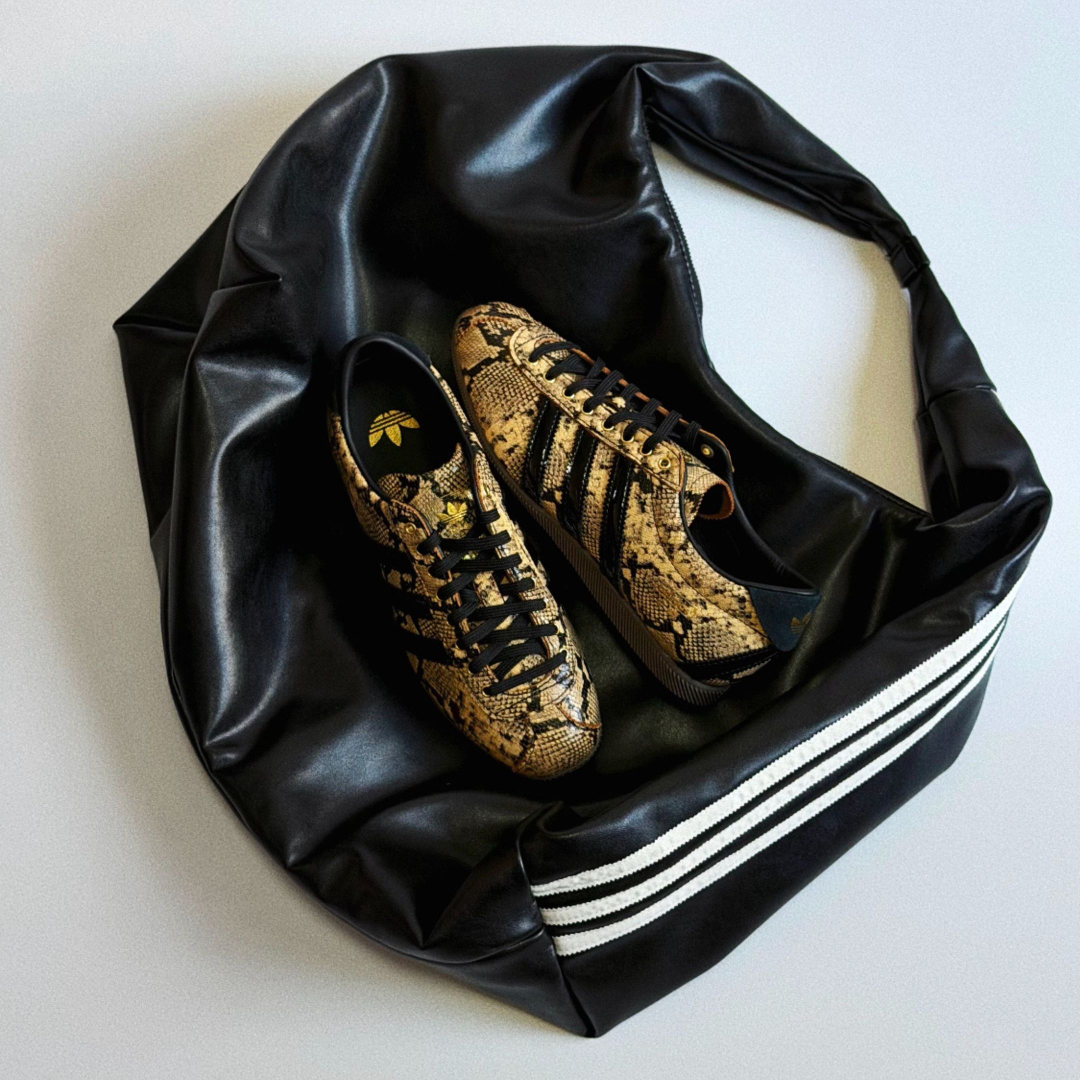 NICEDAY 代購 Adidas ANFU 安福 蛇紋 蟒蛇 蛇皮 金色 黑 黑金 男女鞋 復古 KI1661