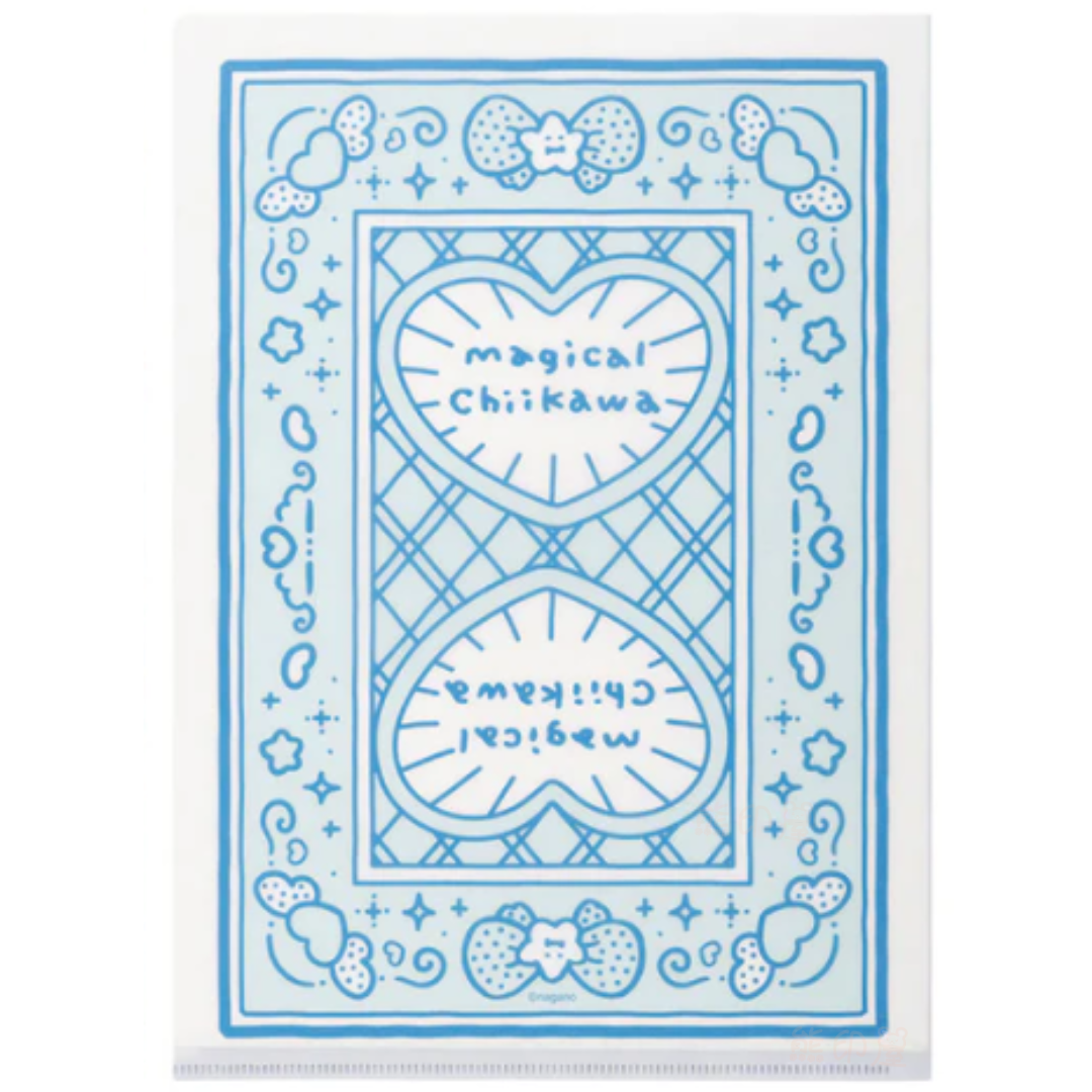 日本Chiikawa 魔法少女系列撲克牌款 小八貓款 A4 file 日本製