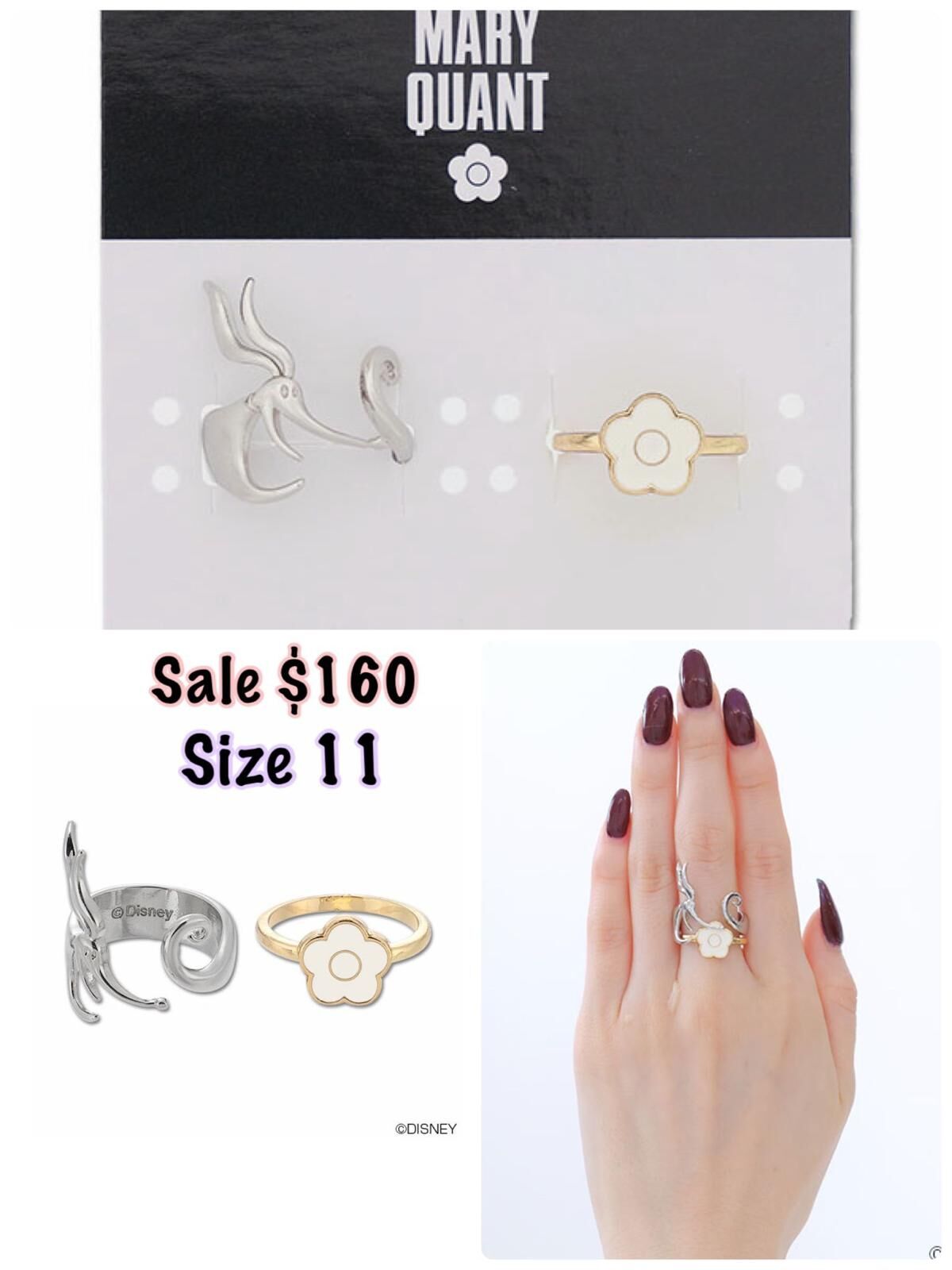 260223 Mary Quant x The Nightmare Before Christmas ZERO 戒指SET
