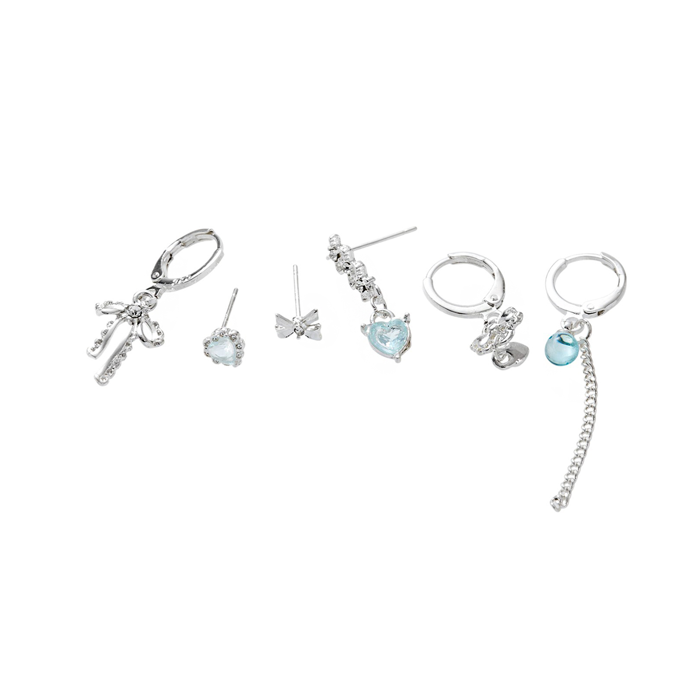 平價飾品,鋯石,耳環組