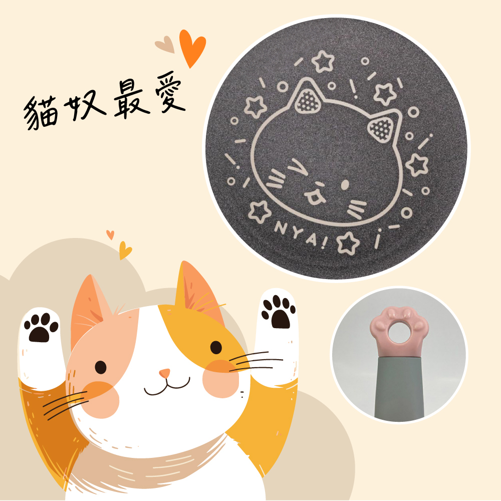 日本IH喵喵平底鍋26cm