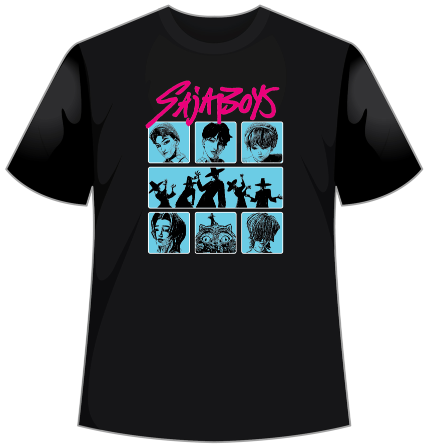 KPop Demon Hunters T-Shirt - Saja Boys (Black)