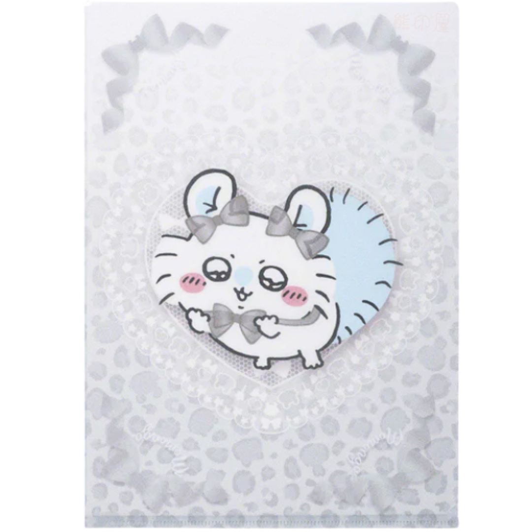 日本Chiikawa 蕾絲心形系列 飛鼠款 A4 file 日本製