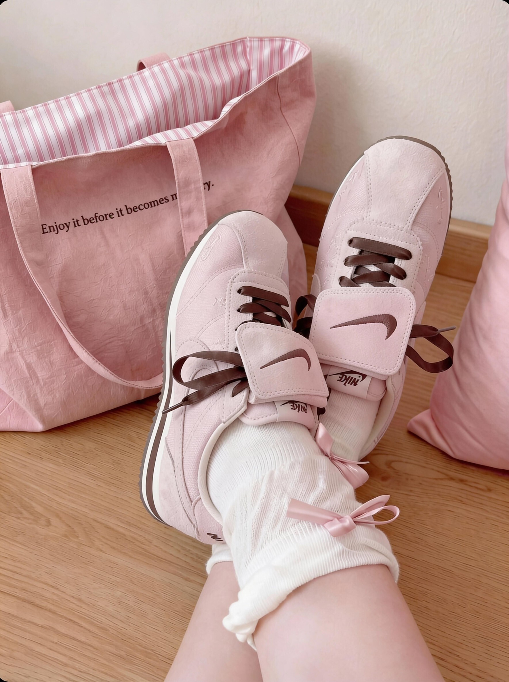 Nike Cortez Textile 乾燥玫瑰粉 櫻花粉棕 麂皮 翻蓋阿甘鞋 IQ3624-667