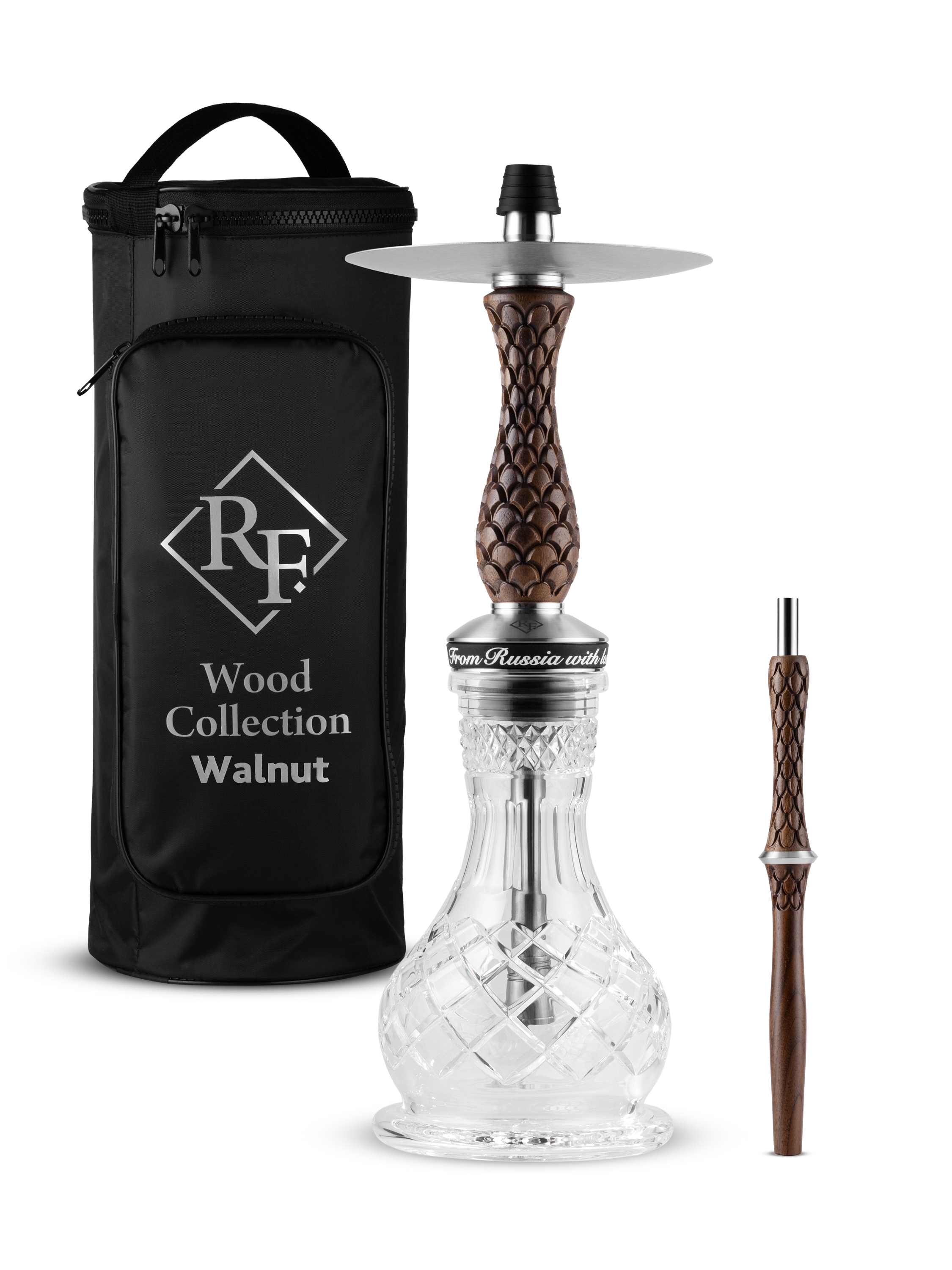 RF hookah - mini-wood - wallnut