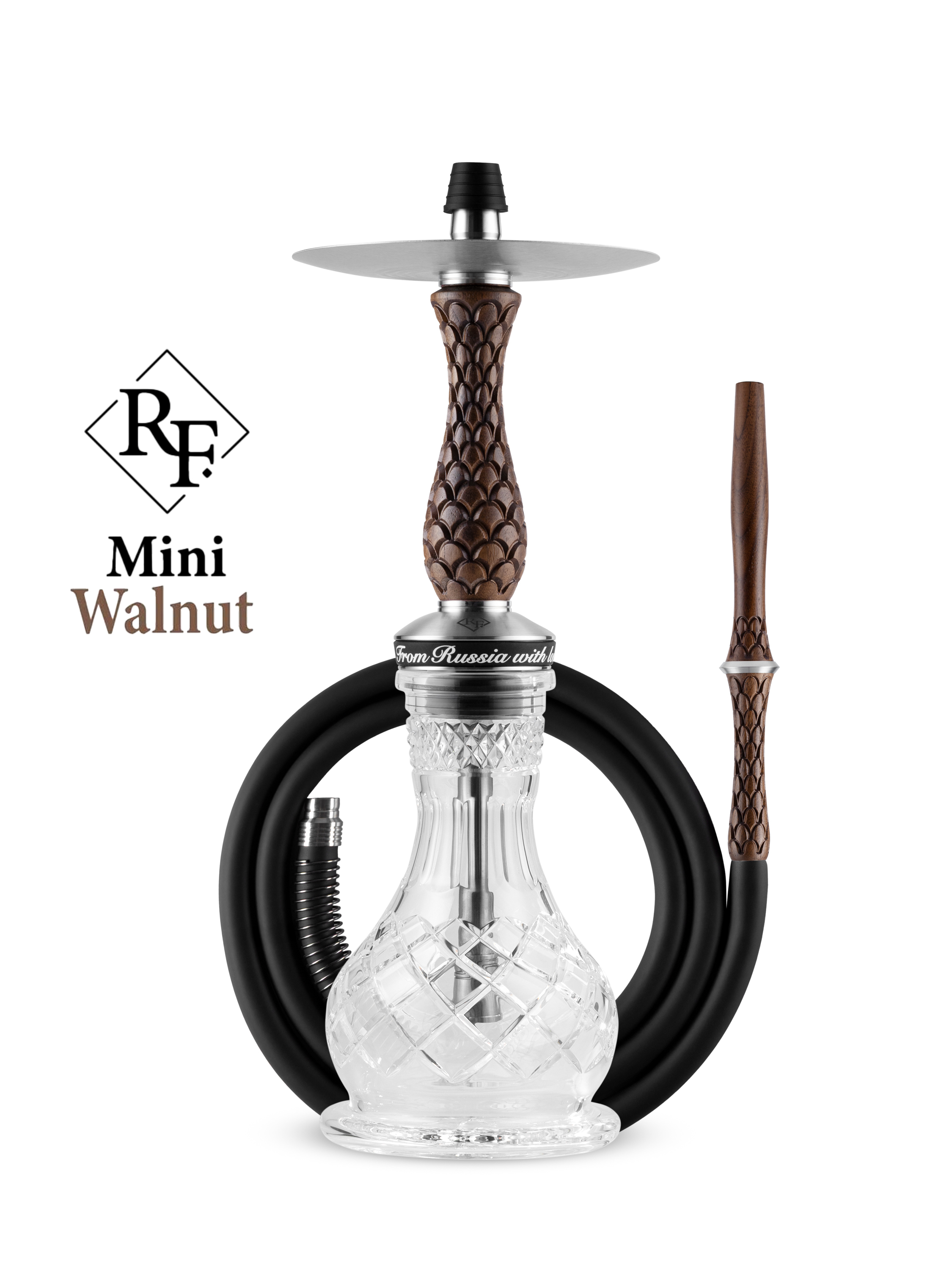RF hookah - mini-wood - wallnut