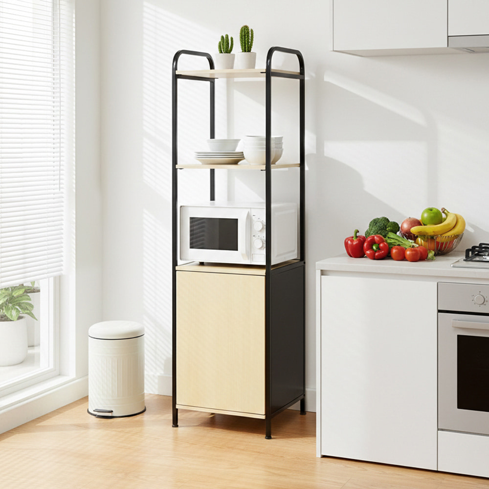 【AOTTO】簡約設計四層夾縫收納架(AS-033)