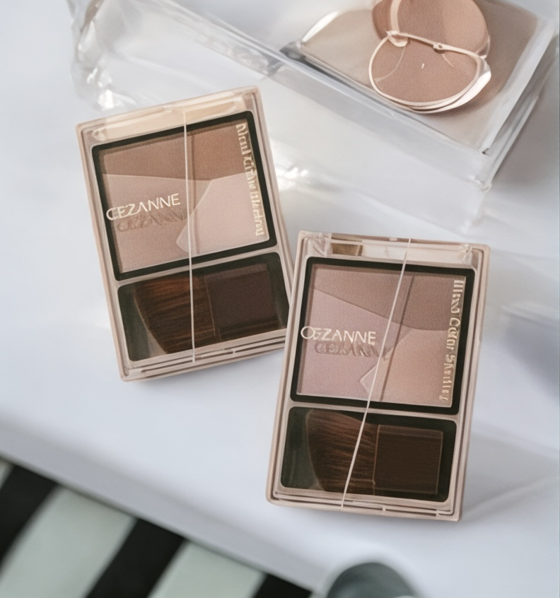 現 貨｜日本 CEZANNE Blend Color Shading Palette 三色混合小顏陰影修容盤 5g