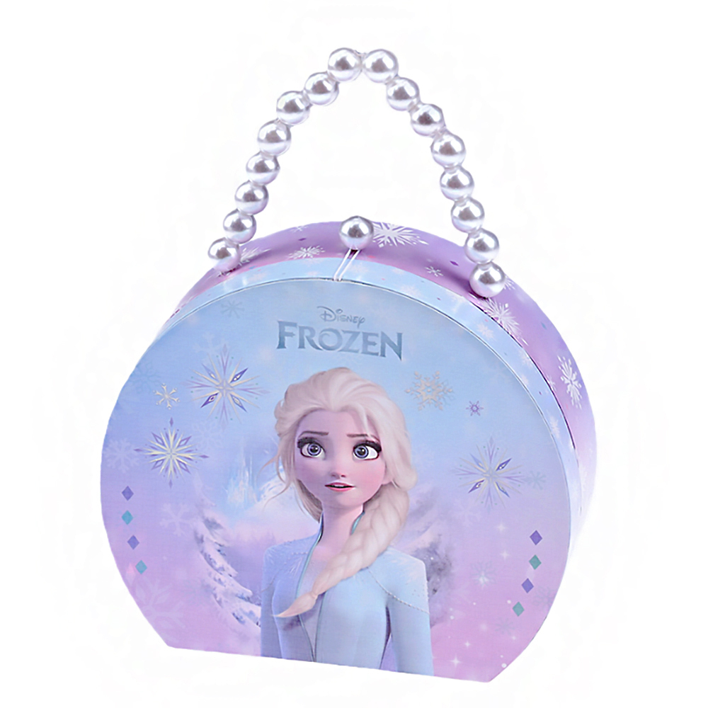 迪士尼冰雪奇緣系列-兒童髮飾小圓手提禮盒40件套(一個髮圈算一件)