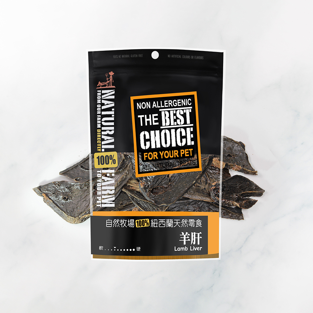 天然寵物零食．羊肝