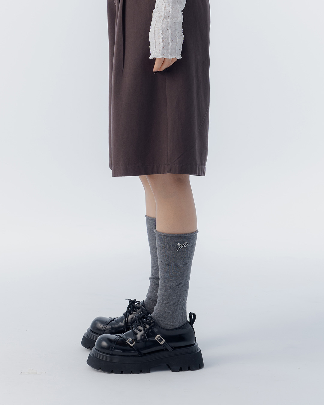 蝴蝶结泡泡造型长袜 四色售【07110610】现+预