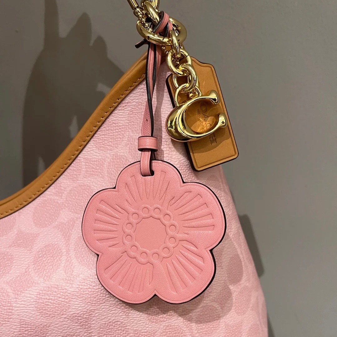 Coach Laurel 肩背包 櫻花粉