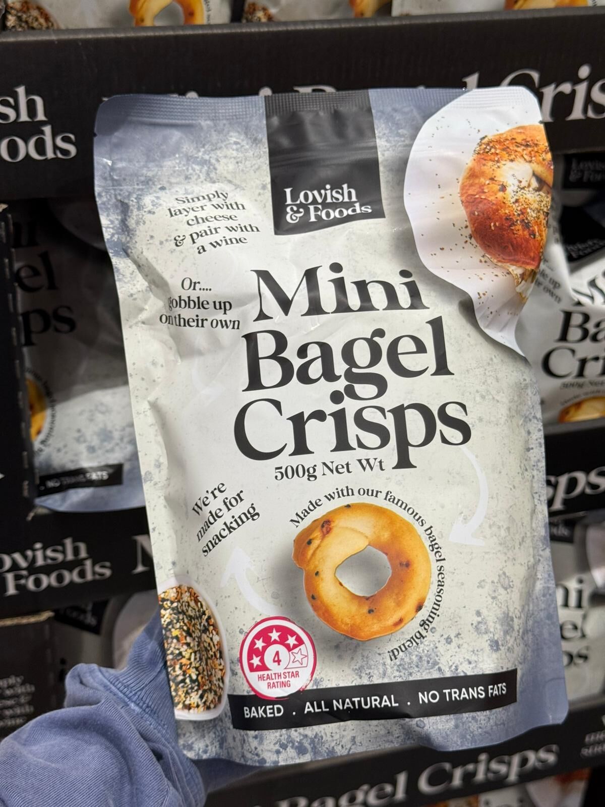 RA20 L&F Mini Bagel Crisps迷你貝果脆脆 500g  **到期日:約2027/04