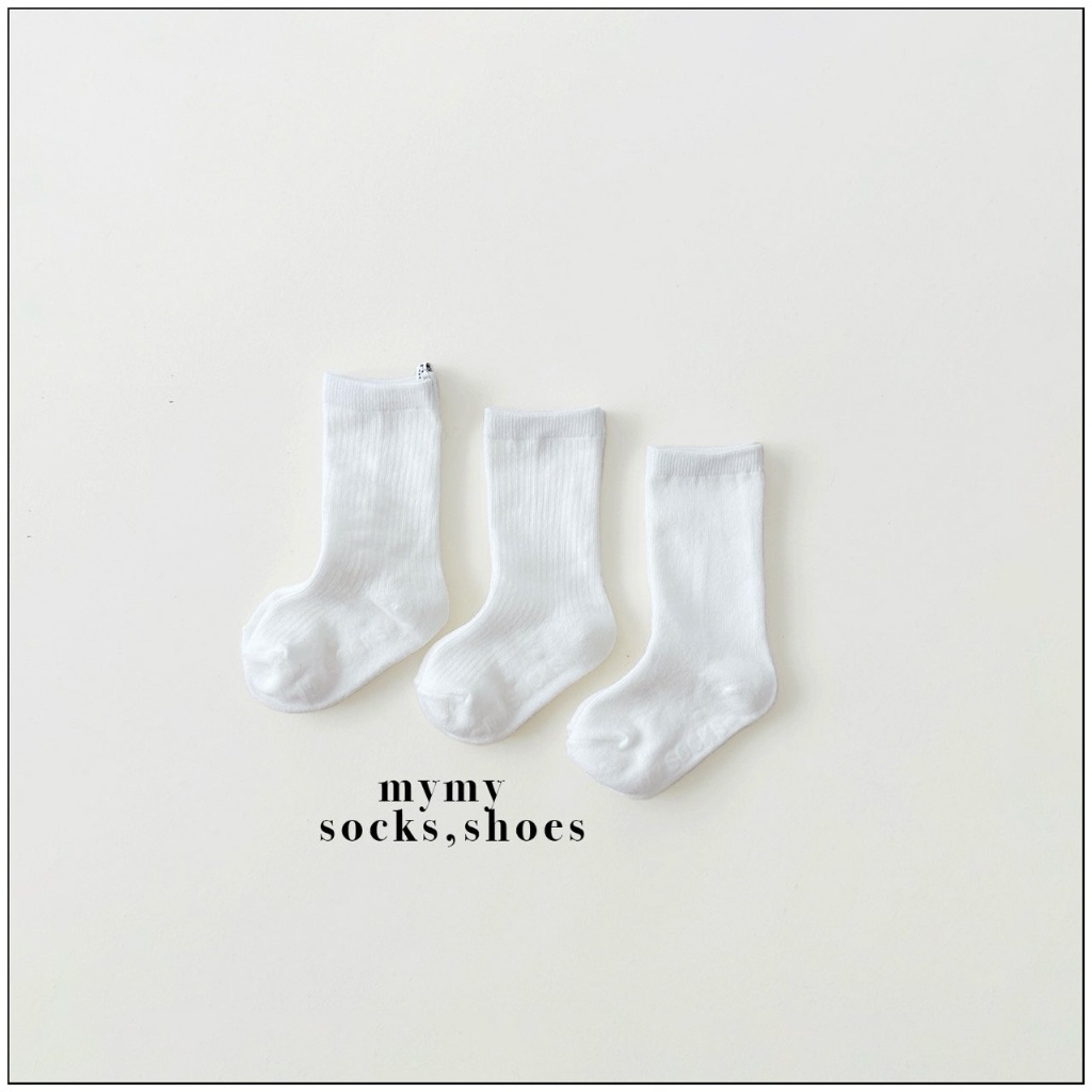 正韓春Mysocks 經典學生襪(一組三入)