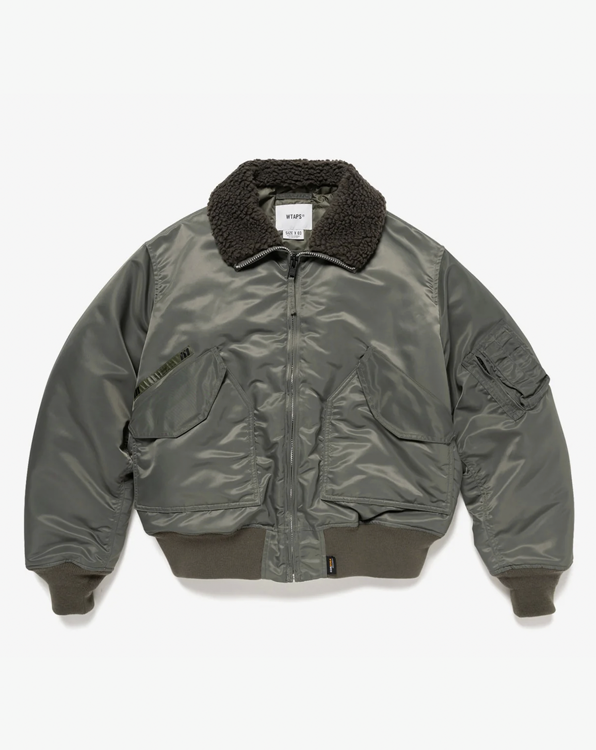 [現貨] WTAPS FW25 ES / JACKET / NYLON. SATIN. CORDURA® | OLIVE