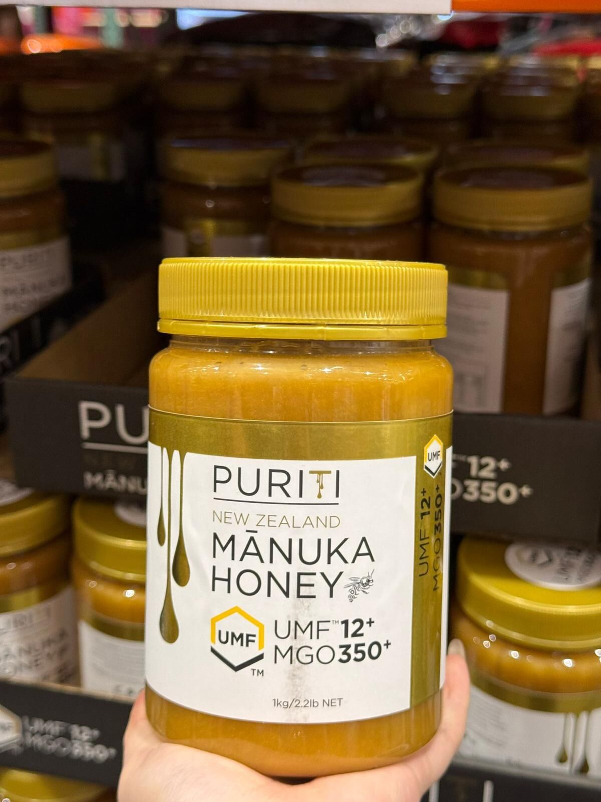 RA28 Puriti 紐西蘭麥盧卡蜂蜜 UMF12+ MGO350+  1kg  **到期日:約2030/11