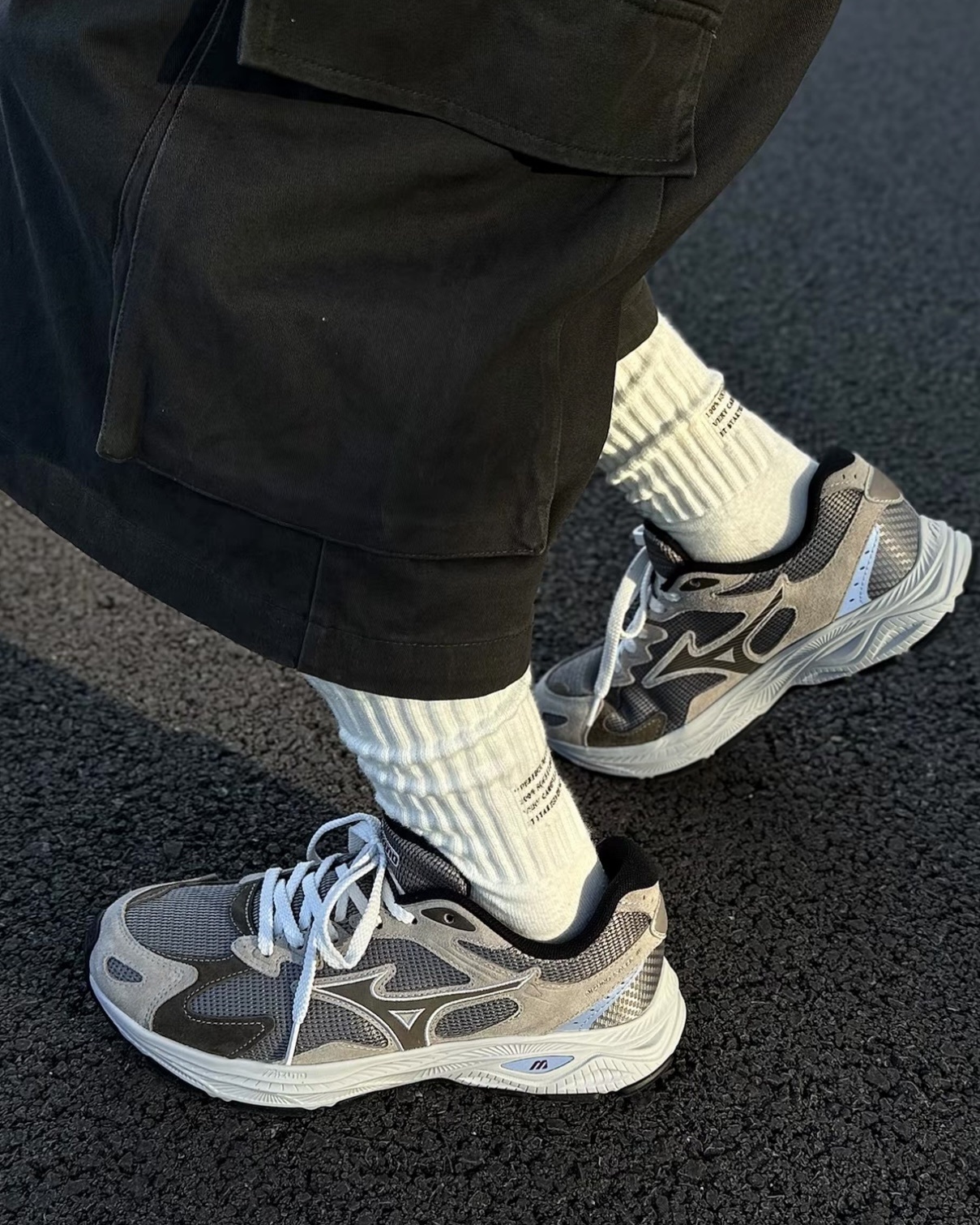 #代購 MIZUNO RACER S 美津濃 復古 慢跑鞋 青木灰 D1GH253507