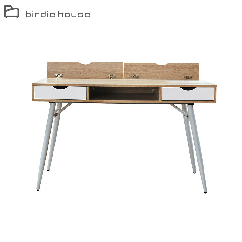 柏蒂家居-邦尼4尺二抽簡約書桌/工作桌