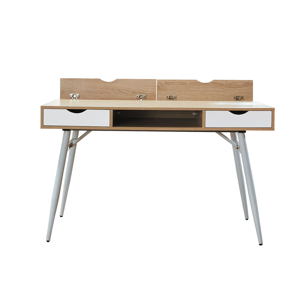 柏蒂家居-邦尼4尺二抽簡約書桌/工作桌