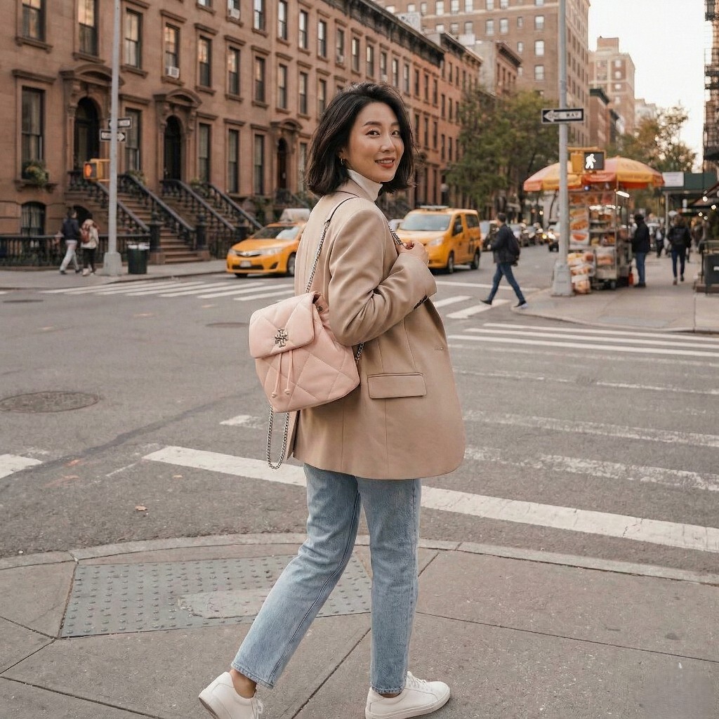 【預購】TORY BURCH H022309 經典菱格紋復古後背包