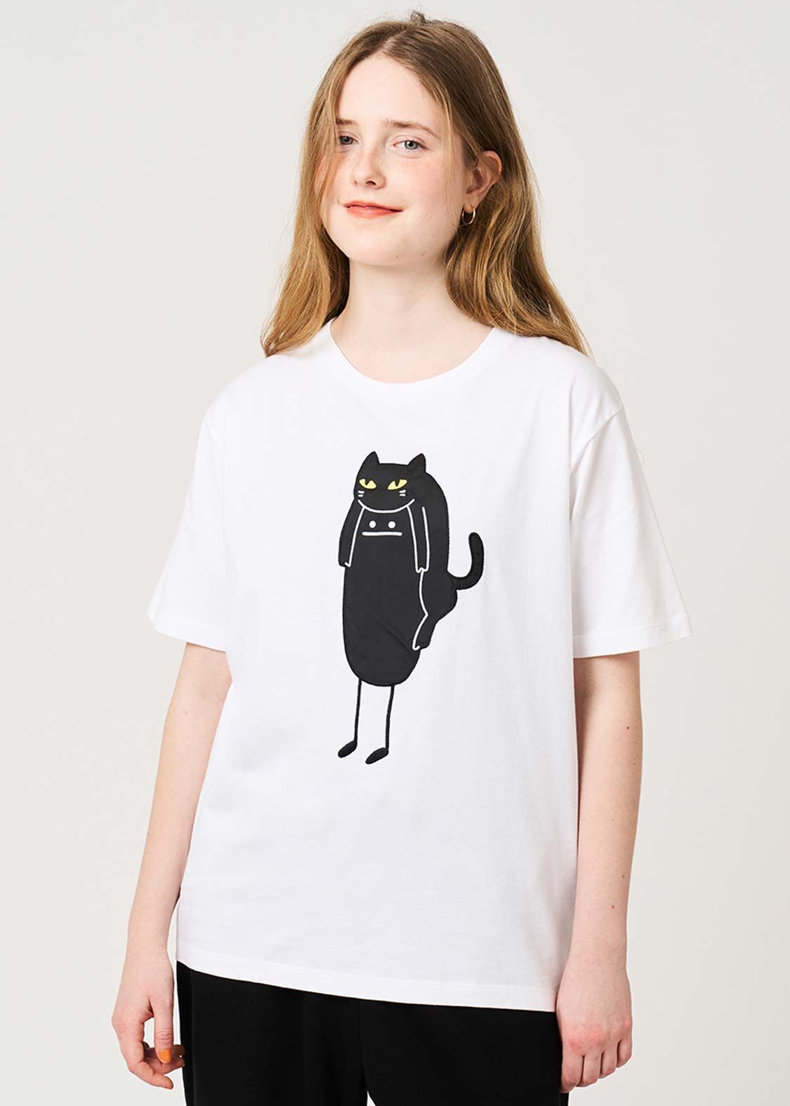 日本預訂 graniph GH Neko Kaburi Beautiful Shadow | T-shirt