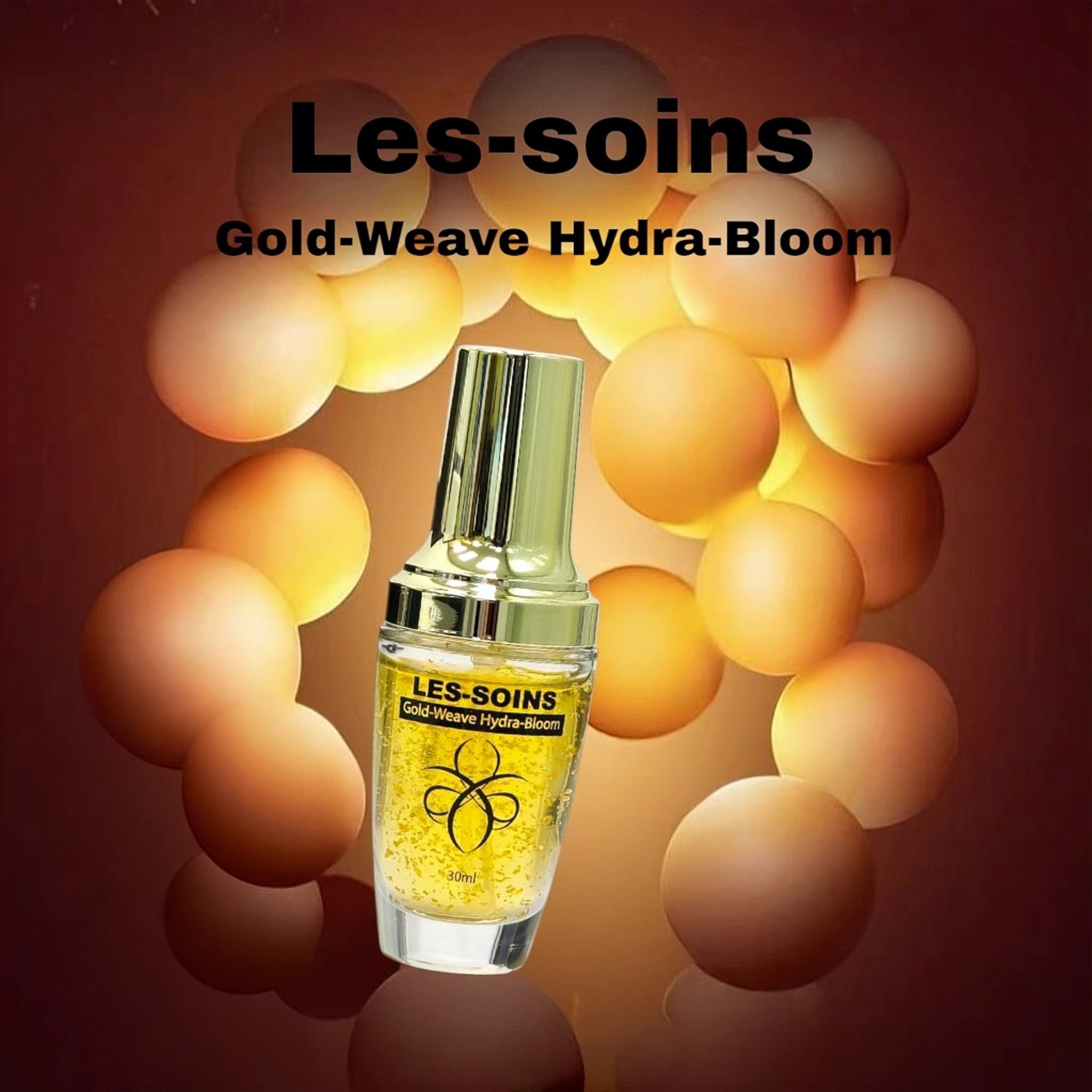 (精華面膜)🌟Les-soins 金織水 Z571 Gold-Weave Hydra-Bloom黃金x白池花籽織水精華30ml重磅登場｜解鎖水光肌✨