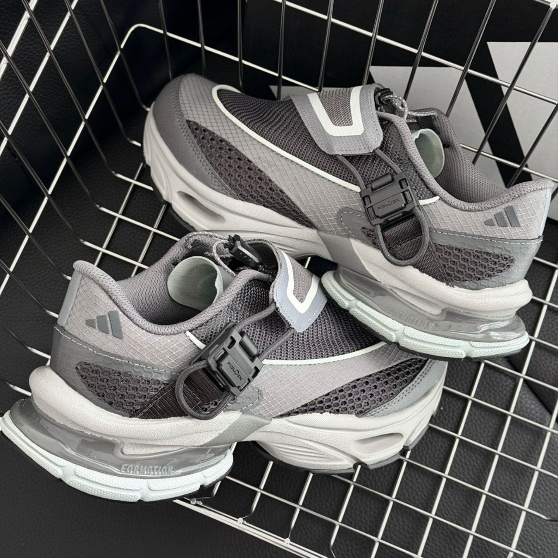 NICEDAY 代購 Adidas Formotion ONE 碳灰 灰 灰黑 慢跑 機能 懶人 KJ6535