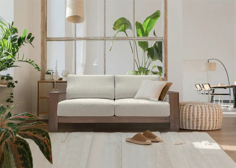 舍里家居 實木沙發