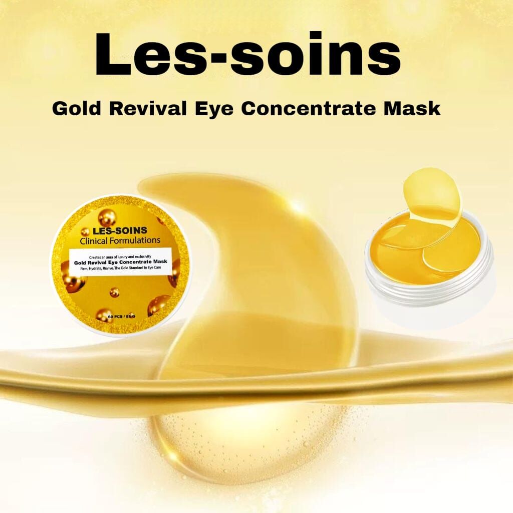 ✨（可全面用）Les- Soins 黃金賦活亮眼修復膜 60片/盒 Z569 Gold Revival Eye Concentrate Mask✨