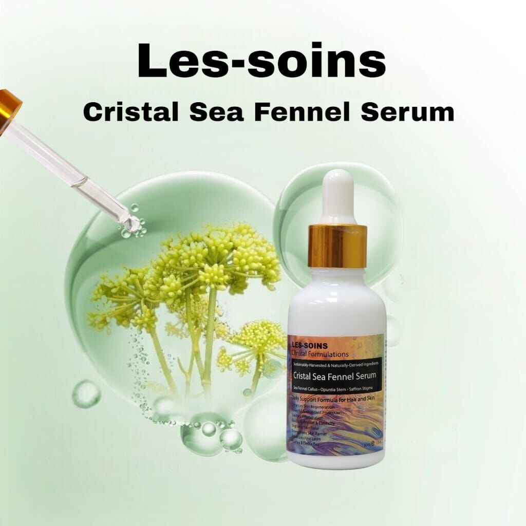 （濕疹及超乾極光修復用） Les soins 晶鑽海茴香再生液Z115  （含仙人掌莖提取物） Cristal Sea Fennel Serum 30ml