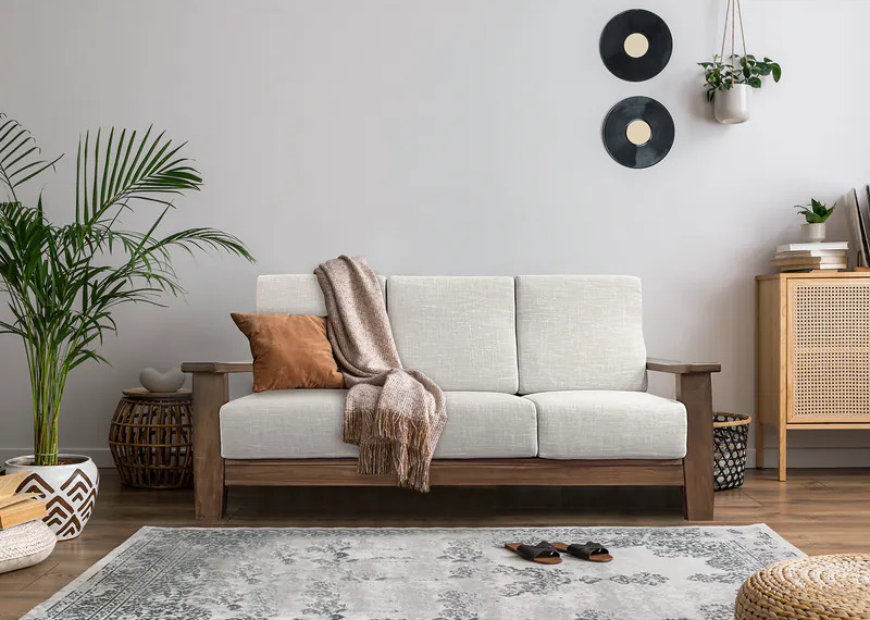 舍里家居 實木沙發