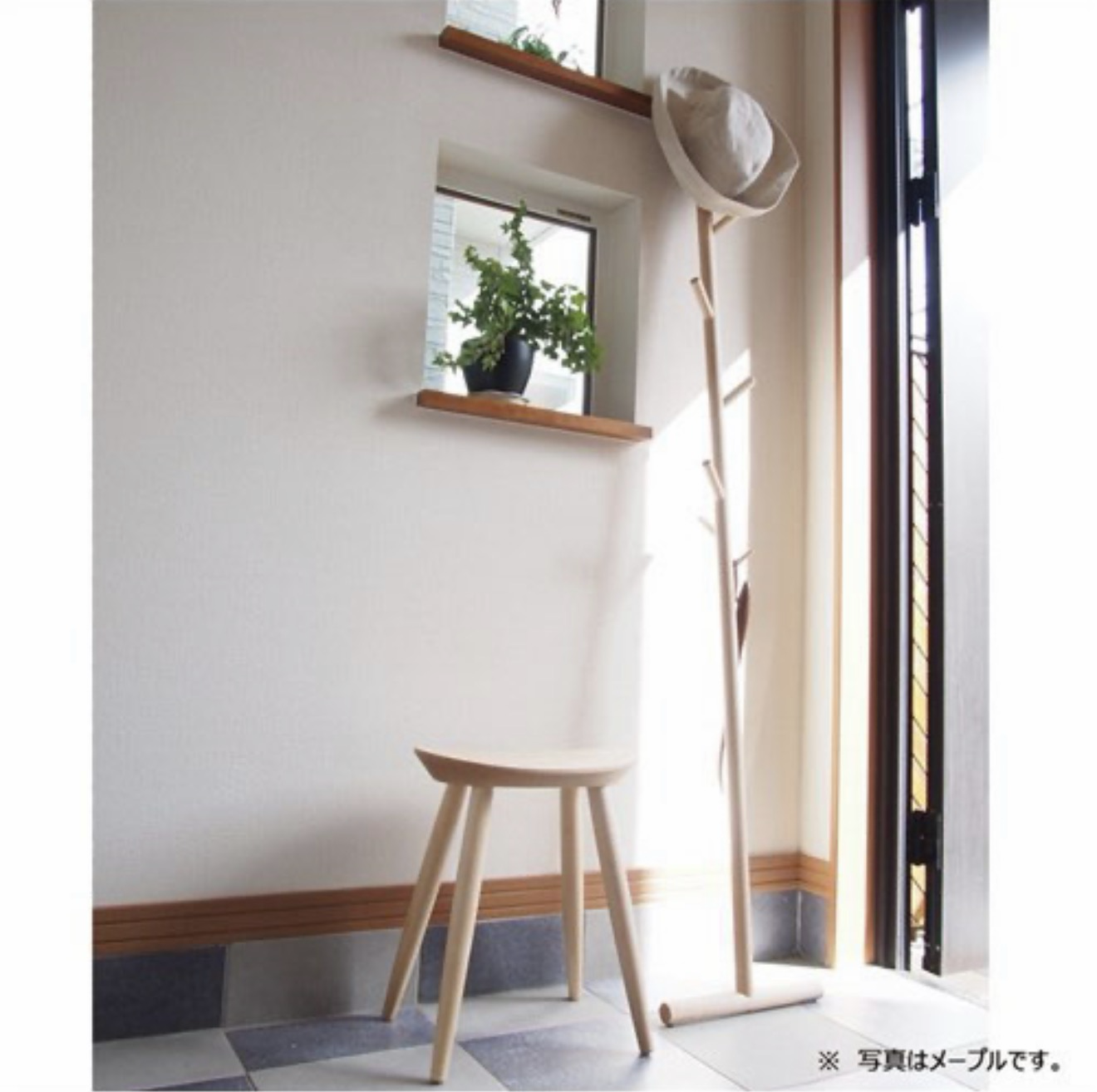 餘弦入口凳，楓木