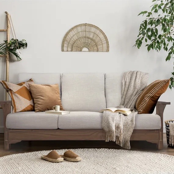 舍里家居 實木沙發