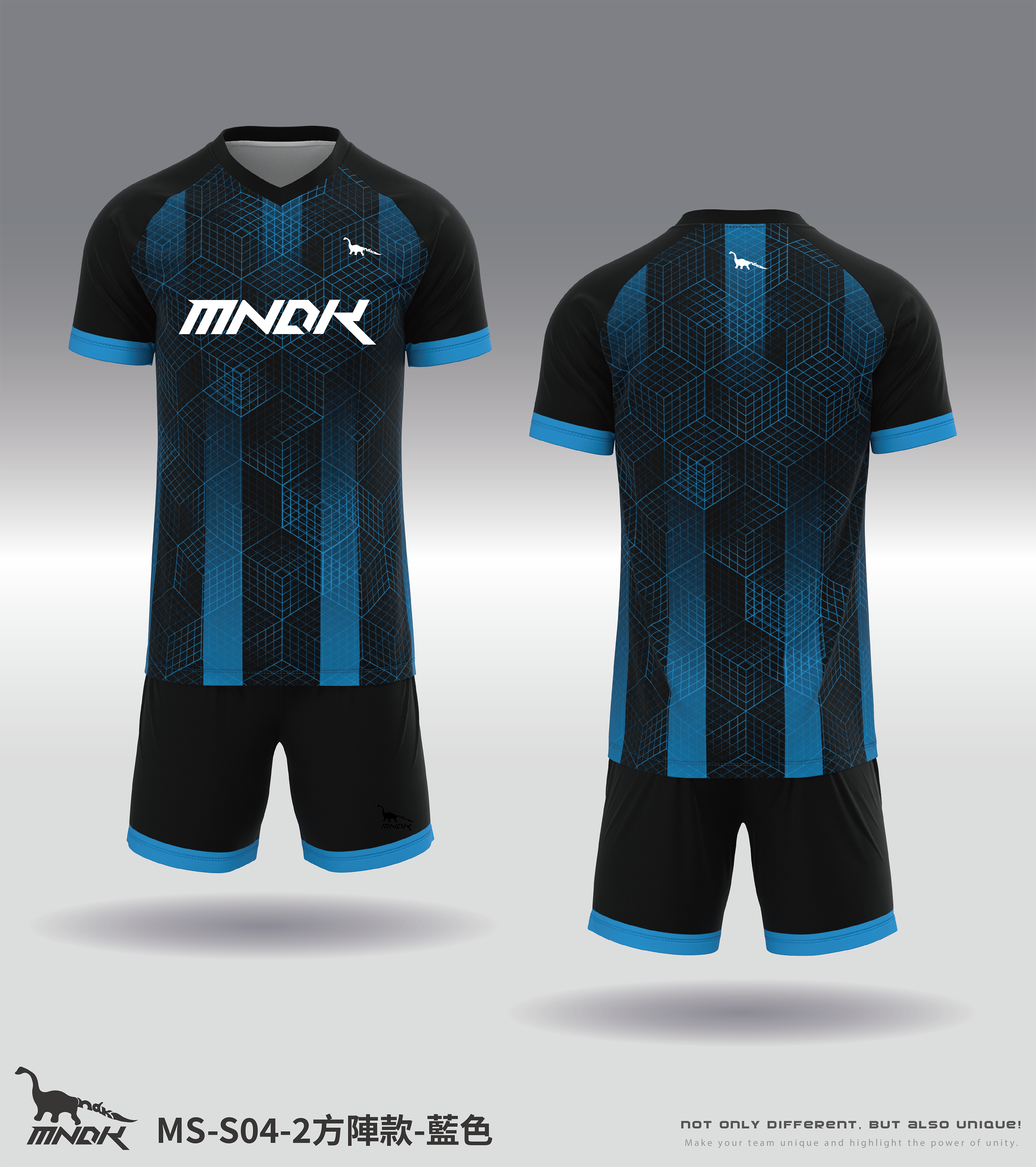 MNDK莫納帝克｜客製化團體服｜專業運動服｜公司制服｜台中MS-S04-2方陣款