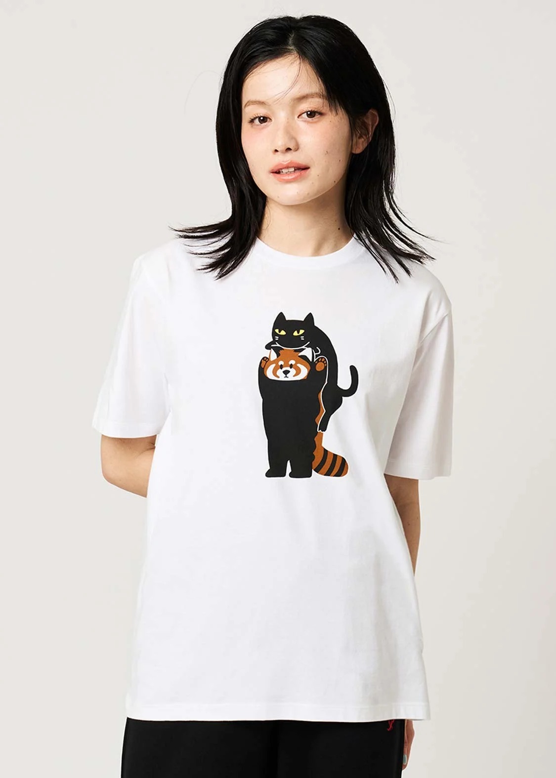日本預訂 graniph GH Cat-like Ikaku | T-shirt