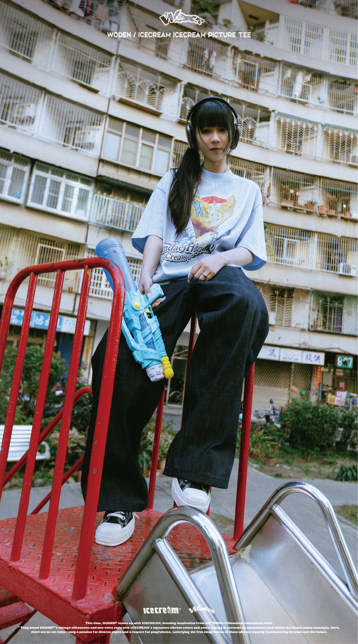 Woden ICECREAM Picture Tee