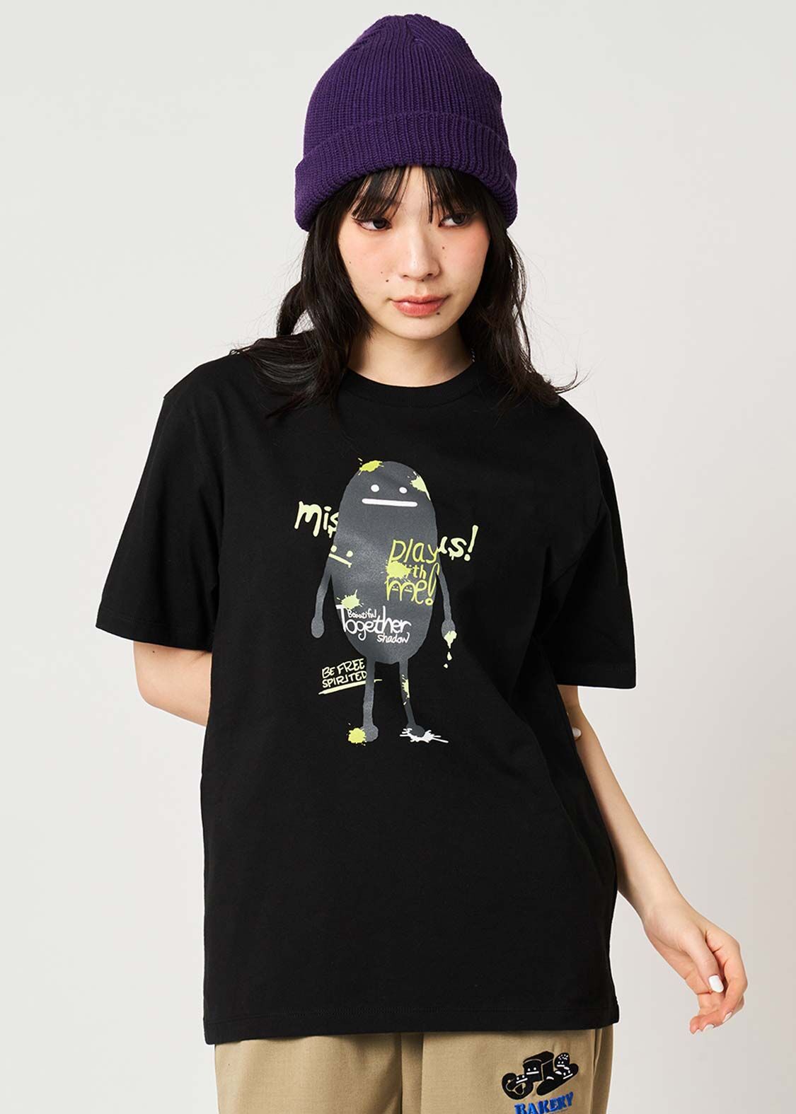 日本預訂 graniph GH Beautiful Shadow - Graffiti Paint | T-shirt