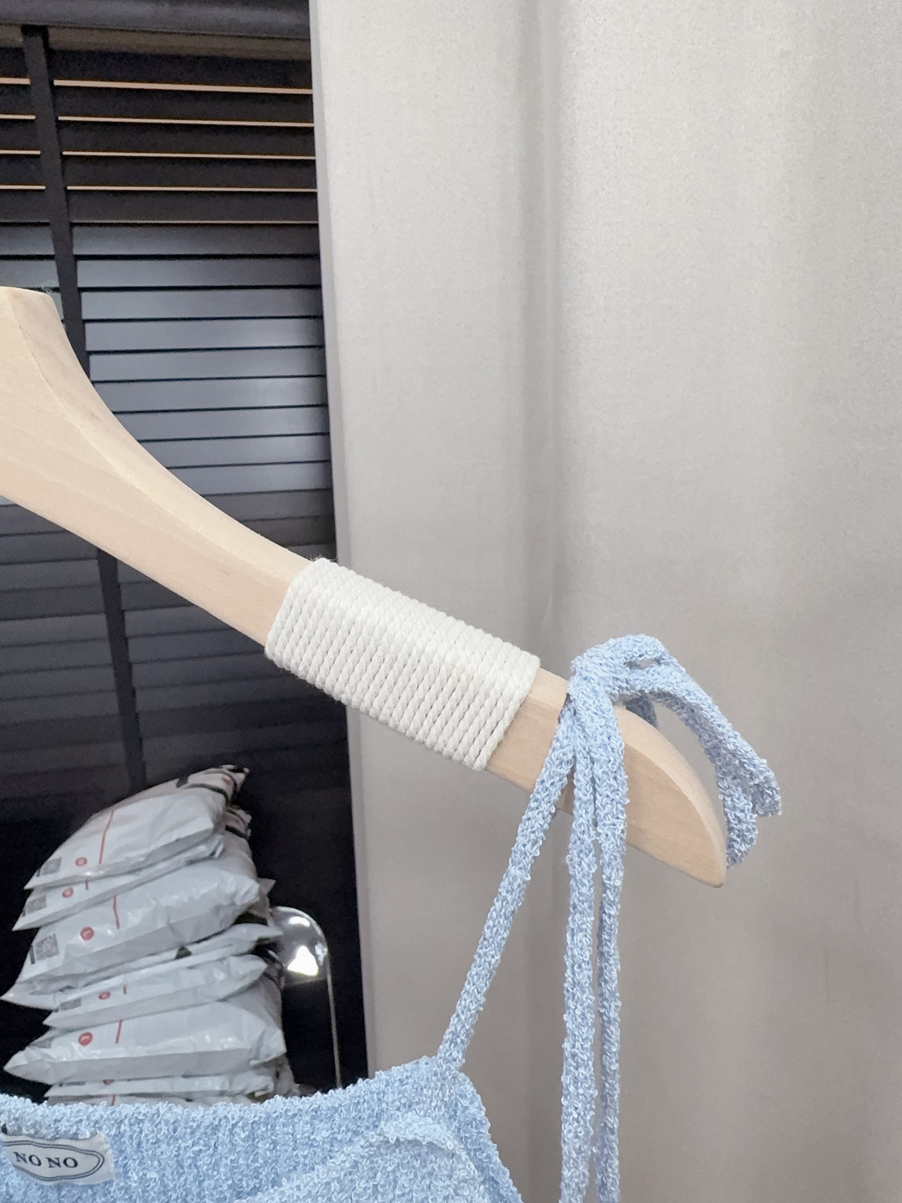 baby blue針織背心