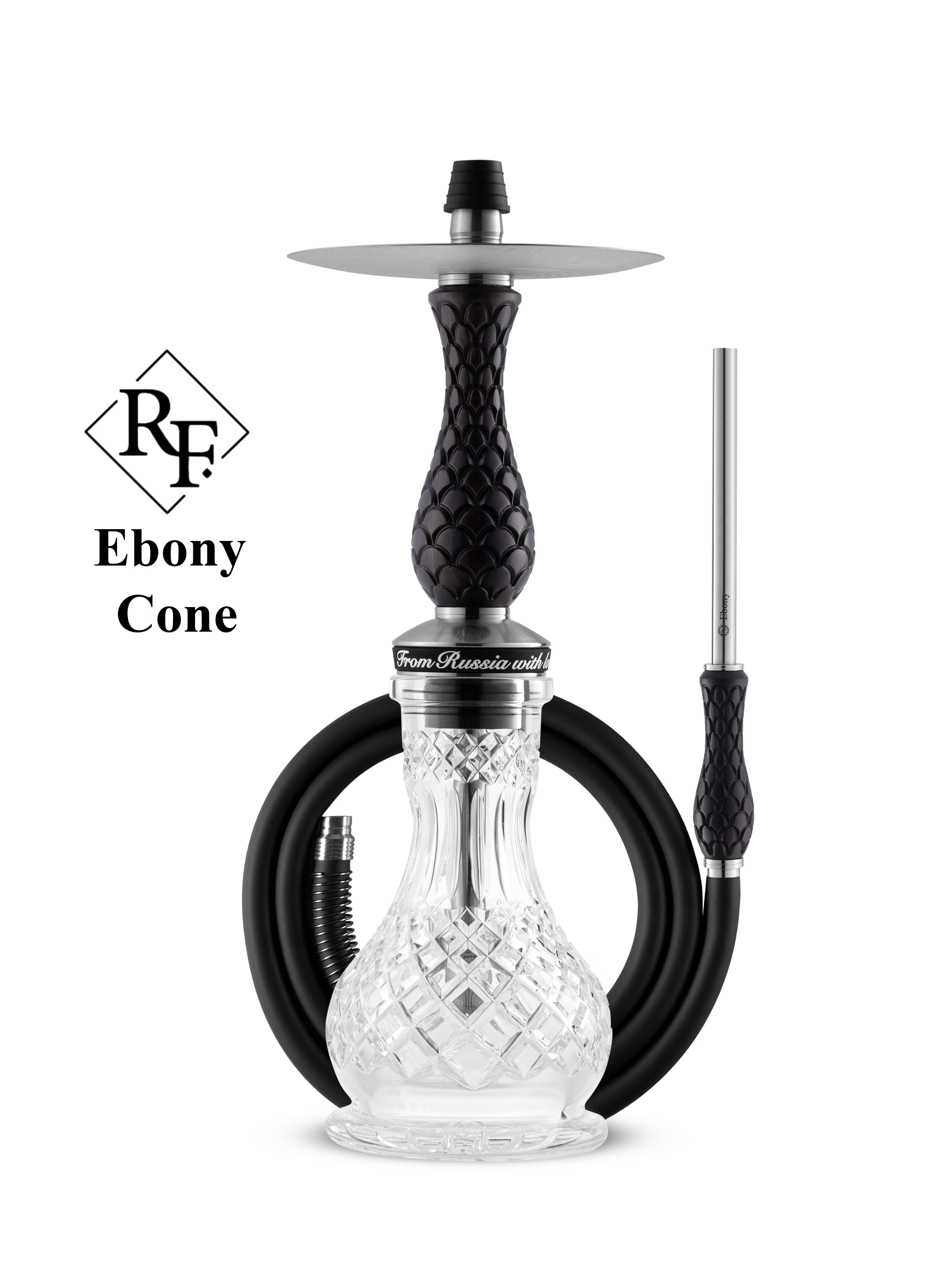 RF hookah - mini-ebony - cone