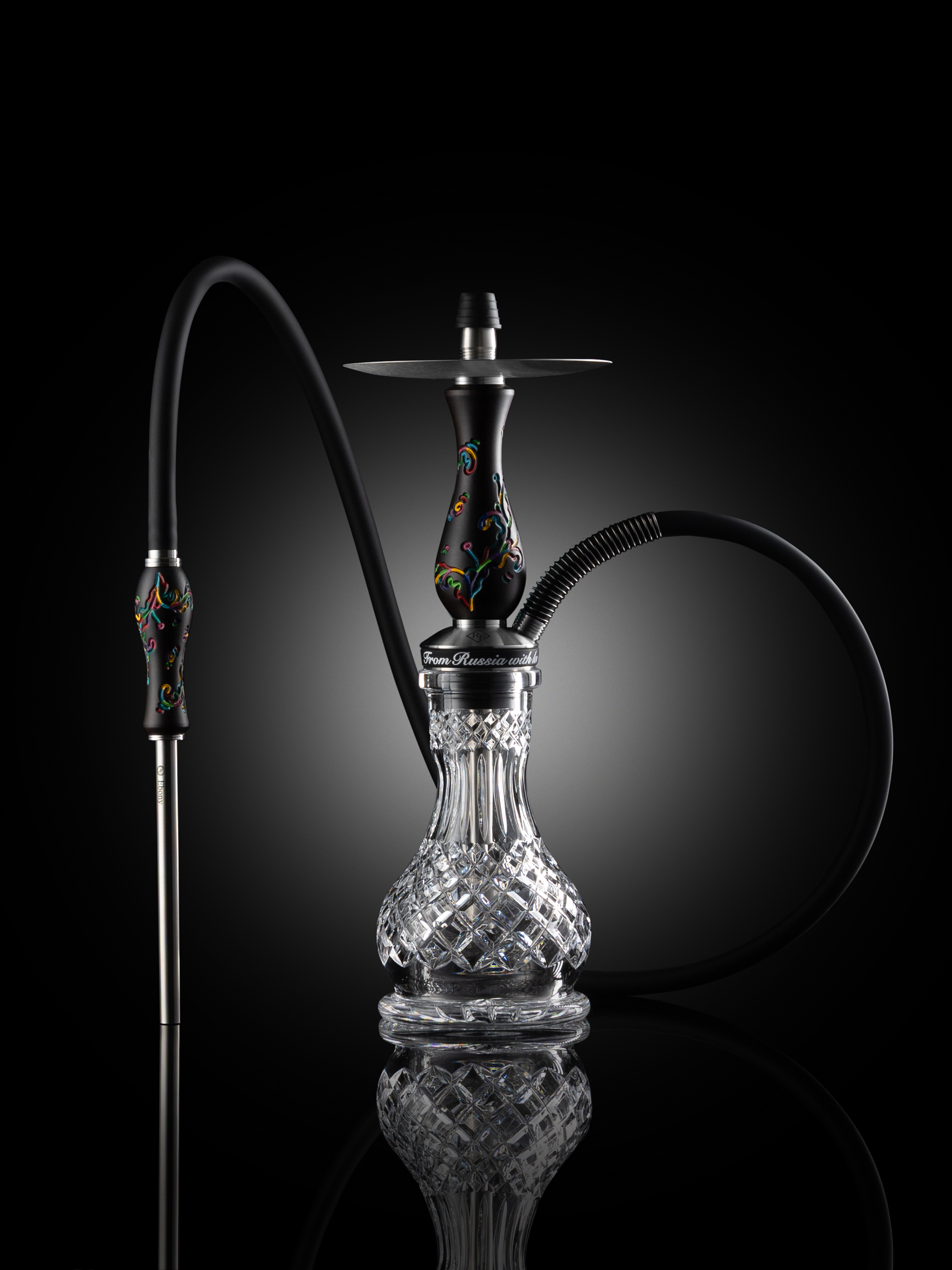 RF hookah - mini-ebony - painting