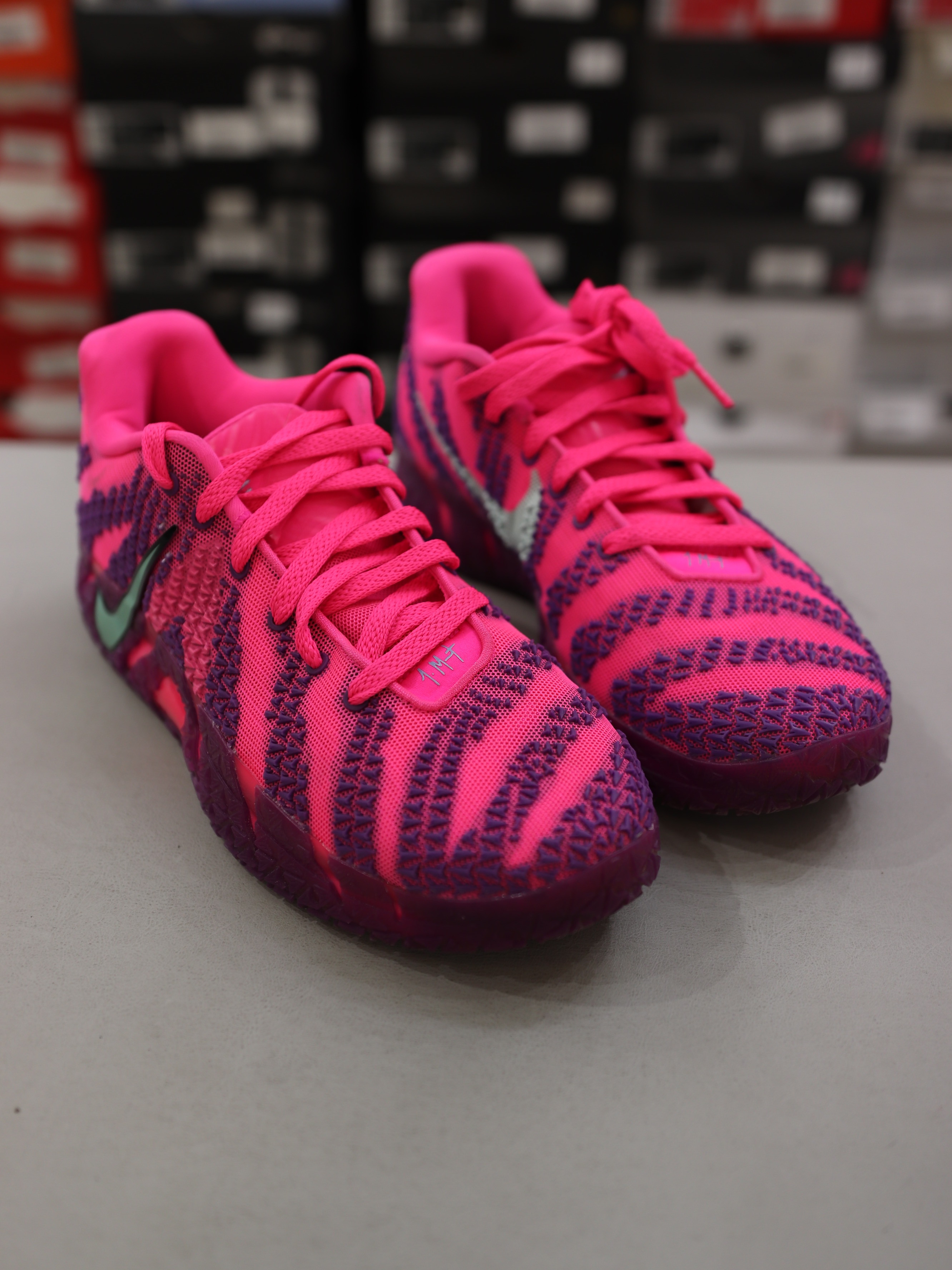 [ 二手US10/28CM ] 男鞋 NIKE JA 3 Max Volume 紫色 籃球鞋 莫蘭特 XDR 實戰 籃球鞋【HF2794-600】